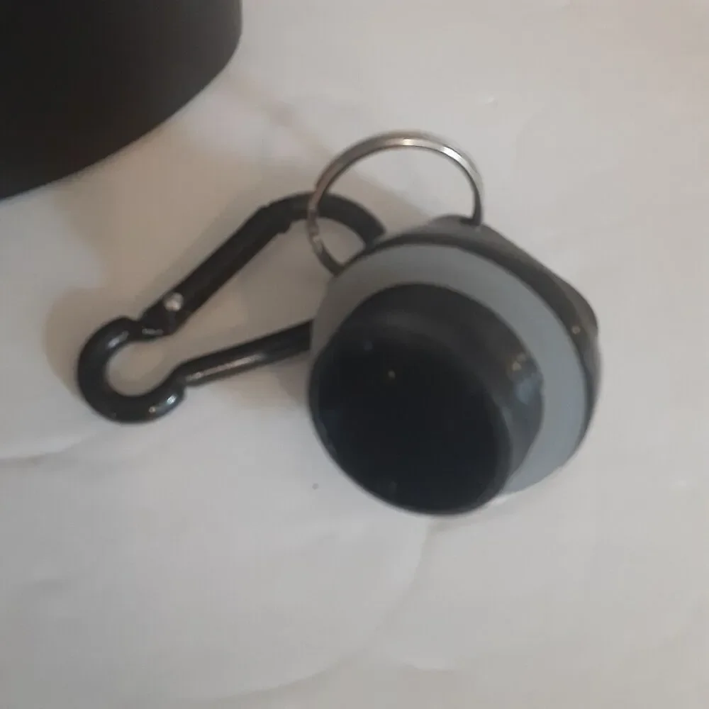 Jaegermeister Aluminum Flask Wolfenbuttel w/ Belt ring Masculine Hearty